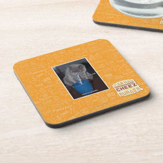 Schlag-Blasen in ur Milch Getränkeuntersetzer (Linke Seite)