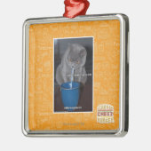 Schlag-Blasen in ur Milch Ornament Aus Metall (Links)