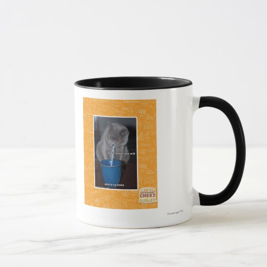 Schlag-Blasen in ur Milch Tasse (Rechts)