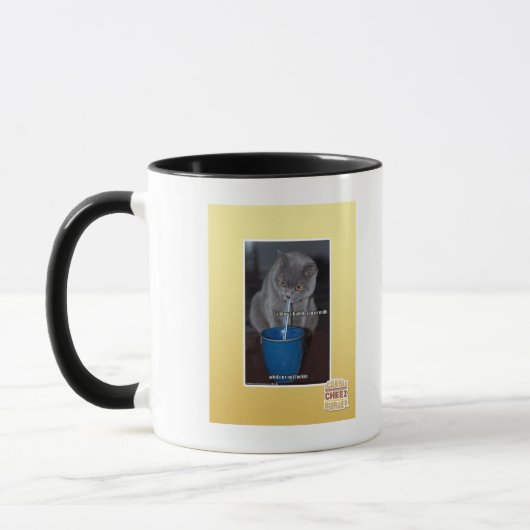 Schlag-Blasen in ur Milch Tasse (Links)