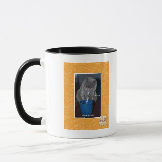 Schlag-Blasen in ur Milch Tasse (Links)