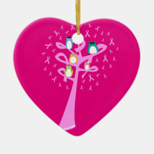 Schlag-Brustkrebs Keramikornament