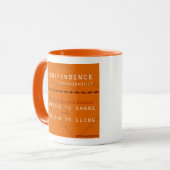Schlag Codependence Mindfulness-Tasse Tasse (Vorderseite Links)
