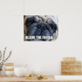 SCHLAG DEN FURBALL! ALLERGY MEME POSTER (Küche)