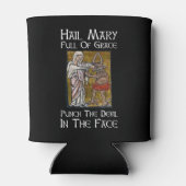 Schlag den Teufel ins Gesicht! Dosenkühler (Rückseite)