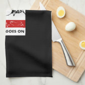 Schlag des Herzens eines Schlagzeugers Handtuch (Viertel Falte)