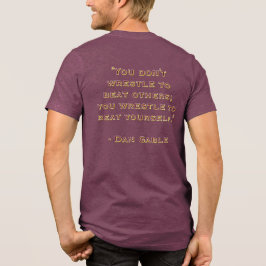 "Schlag Dich Selbst" Tri-Blend Shirt