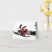 Schlag durch Peterbilt Anmerkungs-Karte Karte (Gelbe Blume)