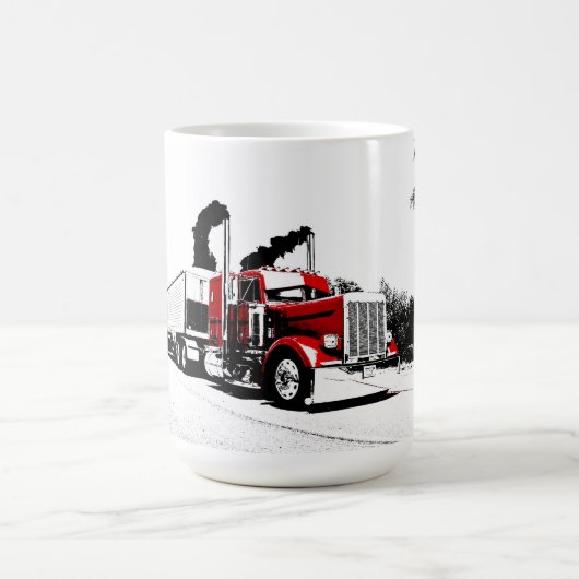 Schlag durch Peterbilt Tasse (Mittel)