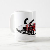Schlag durch Peterbilt Tasse (Vorderseite Links)