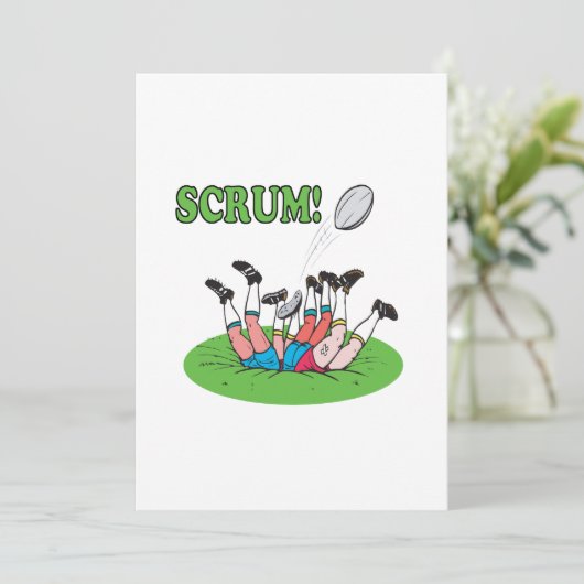 Schlag Einladung (Stehend Vorderseite)