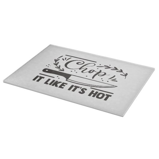 Schlag es, als wäre es heiß schneidebrett (Ecke)