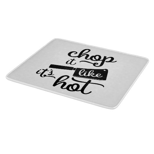 Schlag es, als wäre es heiß schneidebrett (Ecke)