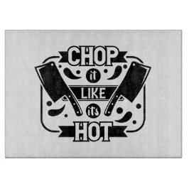 Schlag es, als wäre es heiß schneidebrett