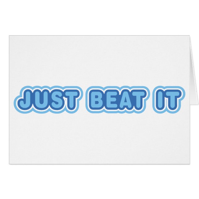 Schlag es einfach. (Vorderseite (Horizontal))