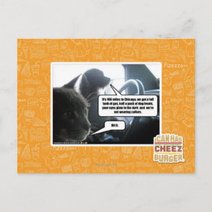 Schlag es. postkarte