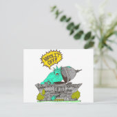 Schlag es von Washington ab Postkarte (Stehend Vorderseite)