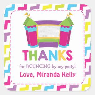 Schlag-Haus-Aufkleber/Schlag-Haus-Bevorzugung Quadratischer Aufkleber