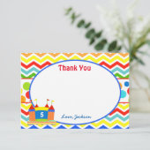 Schlag-Haus danken Ihnen Karten (Stehend Vorderseite)