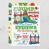 Schlag-Haus-Geburtstags-Party Einladung (Vorne/Hinten)