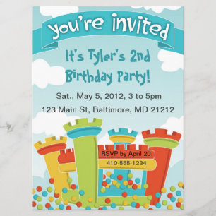 Schlag-Haus-Party Einladung