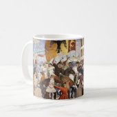 SCHLAG HERACLIUS von Piero Della Francesca Kaffeetasse (Vorderseite Links)