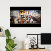 SCHLAG HERACLIUS von Piero Della Francesca Poster (Heimbüro)