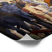 SCHLAG HERACLIUS von Piero Della Francesca Poster (Ecke)