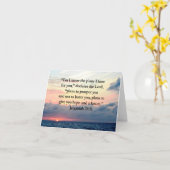 SCHLAG IM JEREMIAH 29:11 SUNRISE VERSE KARTE (Gelbe Blume)