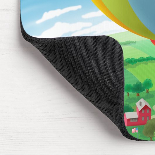 Schlag im Wind Mousepad (Ecke)