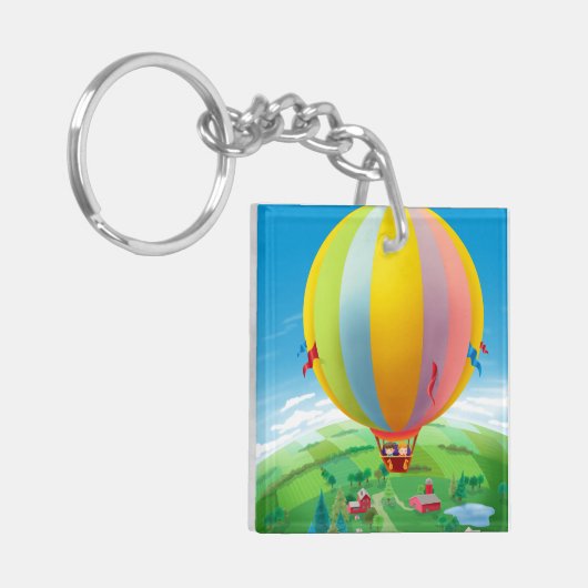 Schlag im Wind Schlüsselanhänger (Vorderseite links)