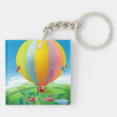 Schlag im Wind Schlüsselanhänger (Rückseite)