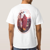 Schlag Jesuss Christus Tür-am religiösen T - T-Shirt (Rückseite)