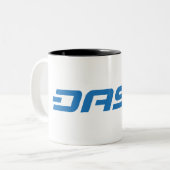 Schlag-Kaffee-Tasse Zweifarbige Tasse (Vorderseite Links)