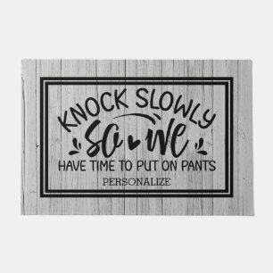 Schlag langsam Holz Textur Doormat Fußmatte