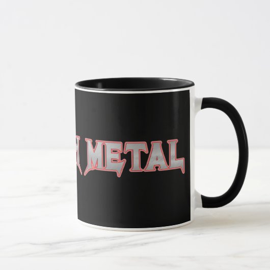 Schlag-Metall "Tasse " Tasse (Rechts)