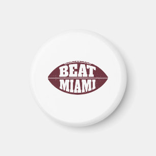 Schlag Miami Vintage Aggie Football Gameday Samsta Magnet