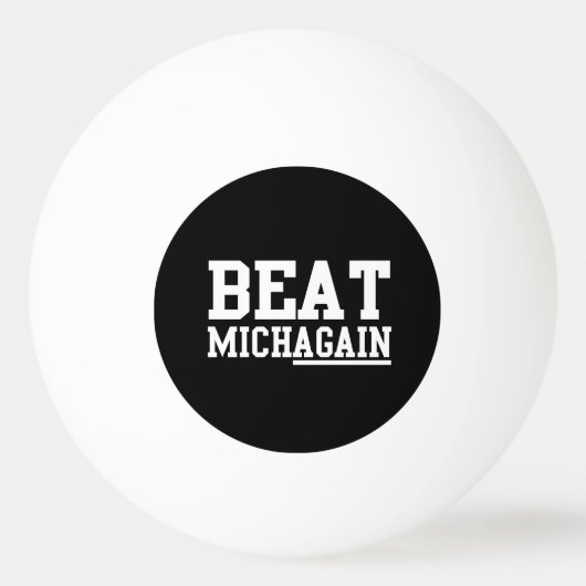 Schlag Michagain Tischtennisball (Vorderseite)