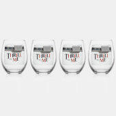 SCHLAG MIR Trinkbehälter! Weinglas Ohne Stiel (Vorderseite)