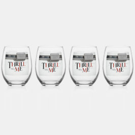 SCHLAG MIR Trinkbehälter! Weinglas Ohne Stiel