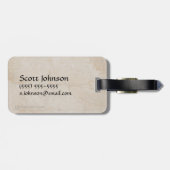 SCHLAG MIT FÜNF ARMIES™-Logo Gepäckanhänger (Rückseite horizontal)