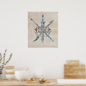 SCHLAG MIT FÜNF ARMIES™-Logo Poster (Küche)