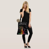 Schlag Paint! Personalisierte Kunstlieferungen Tasche (Am Model)