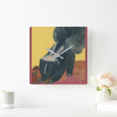 Schlag Quadratische Wanduhr (Zuhause)