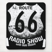 Schlag-Radio-Weg 66 Mousepad (Vorne)