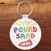 Schlag Sand Schlüsselanhänger (Vorderseite)