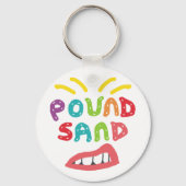Schlag Sand Schlüsselanhänger (Rückseite)