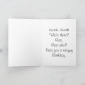 Schlag-Schlag Clown-Geburtstag Karte (Innenseite)