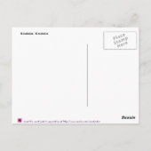 Schlag-Schlag Postkarte (Rückseite)