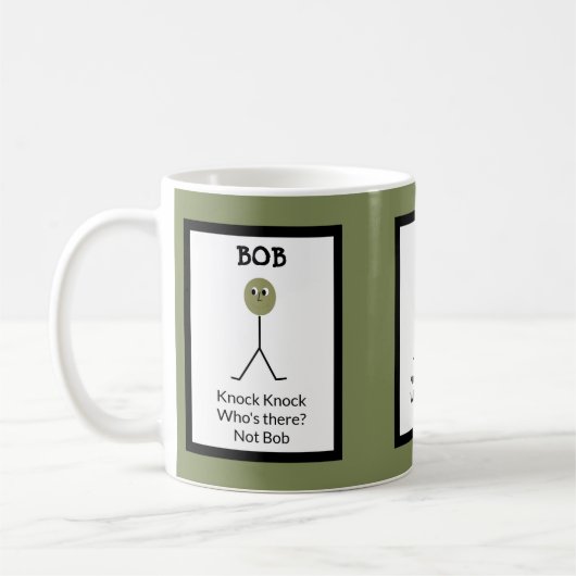 Schlag-Schlag - wer dort ist - nicht Bob Kaffeetasse (Links)
